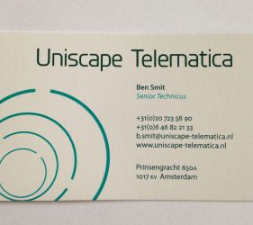 Logo Uniscape Telematica | portfolio Studio MK