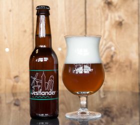 Westlander Bier fles en glas